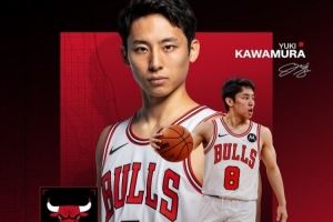 公牛官方：球队裁掉了双向合同后卫河村勇辉