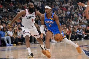 不仅强在SGA!雷霆4把大锁消耗哈登 深度和均衡性目前自成一档?