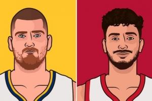 五年级数据对比:申京23.4分10.4板7.4助 约基奇19.9分9.7板7助